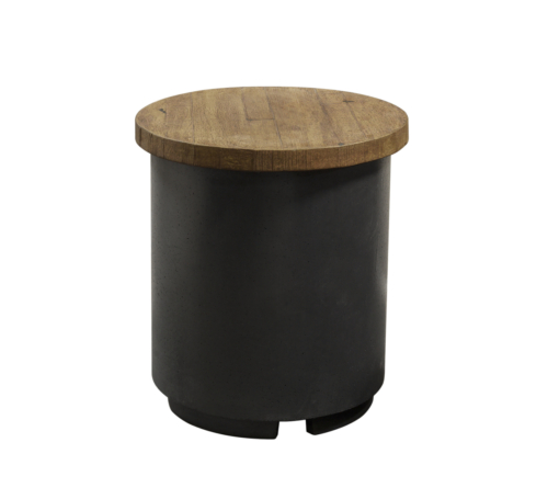 AFD_8510-BA-FO_Reclaimed Wood Contempo Tank End Table, French Barrel Oak