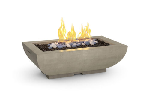 AFD 435-SM-M Bordeaux-Rectangle-Fire-Bowl