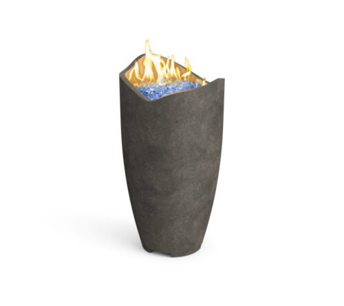 530-DB Wave-Fire-Urn Dark-Basalt