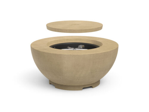 AFD 736-CB 36in-Fire-Bowl Cafe-Blanco