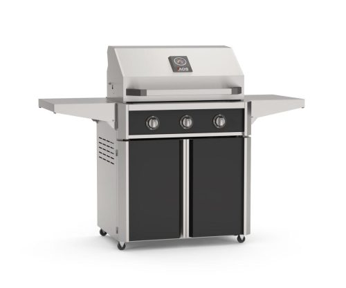AOG 30CRT-25 30in-Cart-Base T-Series-Black Angle-Closed 