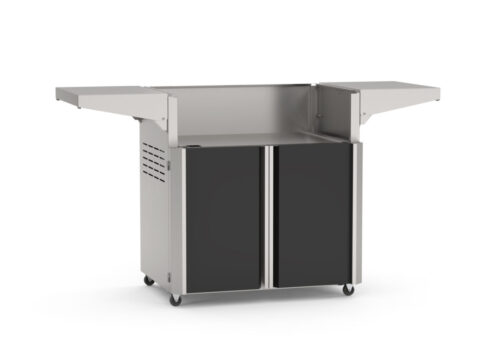 30CRT-25 30in-Portable-Cart-Base-CRT-30-BLK-2 Black Access Panels