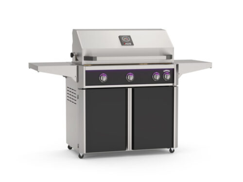 36 Inch Portable Grill With Black Accents