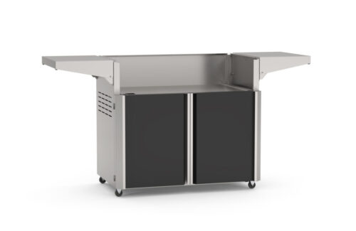 36CRT-25 36in-Portable-Cart-Base-CRT-36-BLK-2 Black Access Panels