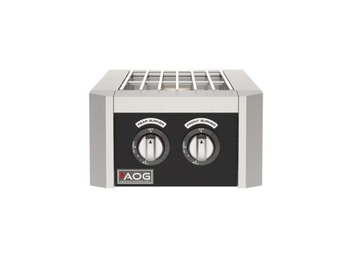AOG AO-2SB-BLK Dbl-Side-Burner Forge-Black