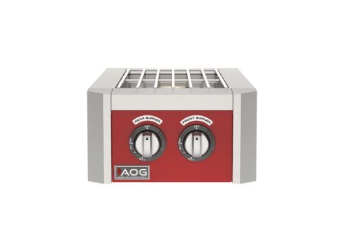 AOG AO-2SB-PRD Dbl-Side-Burner Patriot-Red
