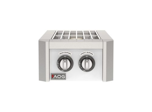 AOG AO-2SB-WHT Dbl-Side-Burner Heritage-White