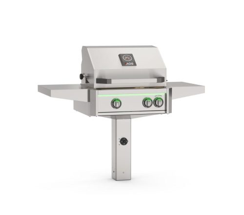 AOG AOG24-GA In-Ground-Post-Base Accessible w-L-Series Angle-Closed