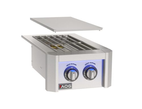 AOG AOG2SBL Dbl-Side-Burner L-Series Angle Lid