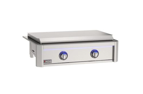 AOG Gourmet-Griddle L-Series Angle-with-Lid