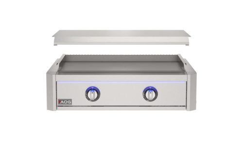 AOG Gourmet-Griddle L-Series Front-with-Lid