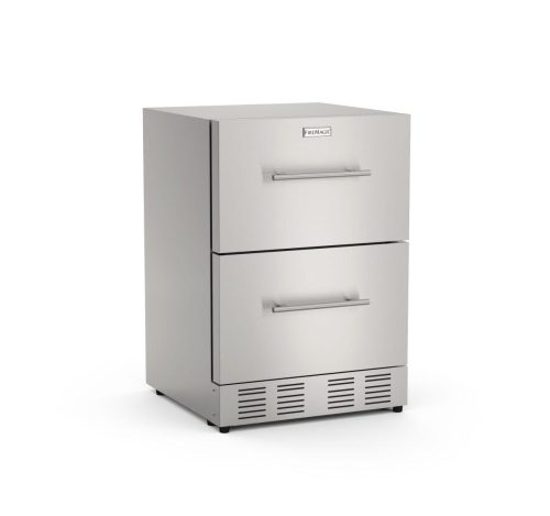 FM 24-REF-DD Cold-Storage-Dbl-Drawer Angle-Closed