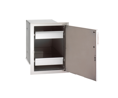FM 33820-SR Single-Door-Dual-Drawers