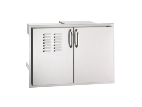 FM 33930S-12T Double-Door-Tank-Tray-Dual-Drawer