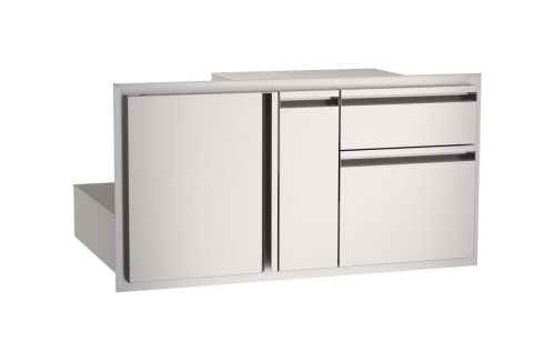 44816S Door-with-Dbl-Drawer-Platter-Storage 
