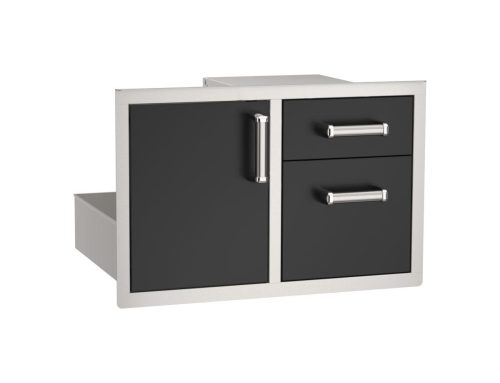53810BSC Black-Door-Drawer-Combo