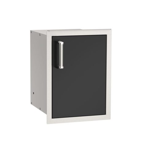 53820BSC-R Black-Door-with-Dual-Drawers