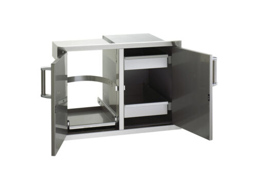 FM 53930S-12 Double-Doors-Tank-Tray-Dual-Drawers