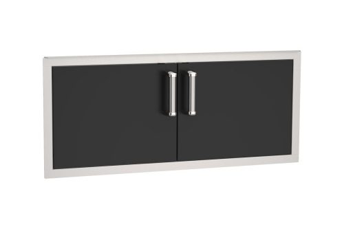 53938BSC Echelon-Black-Dbl-Doors Angle 