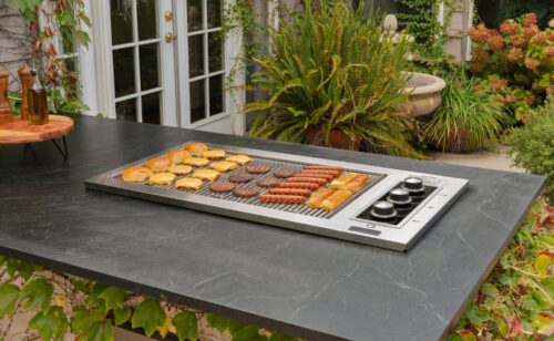 E540d Drop-In-Grill Hamburgers-Hot-Dog