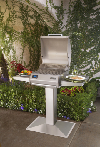 FM Lifestyle E250s Elec-Grill-with-Patio-Post-Base