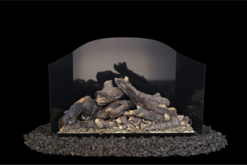 RF FBSB-24 Black-Porcelain-Traditional-Fyreback