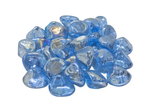 Steel Blue Diamond Nuggets Puddle